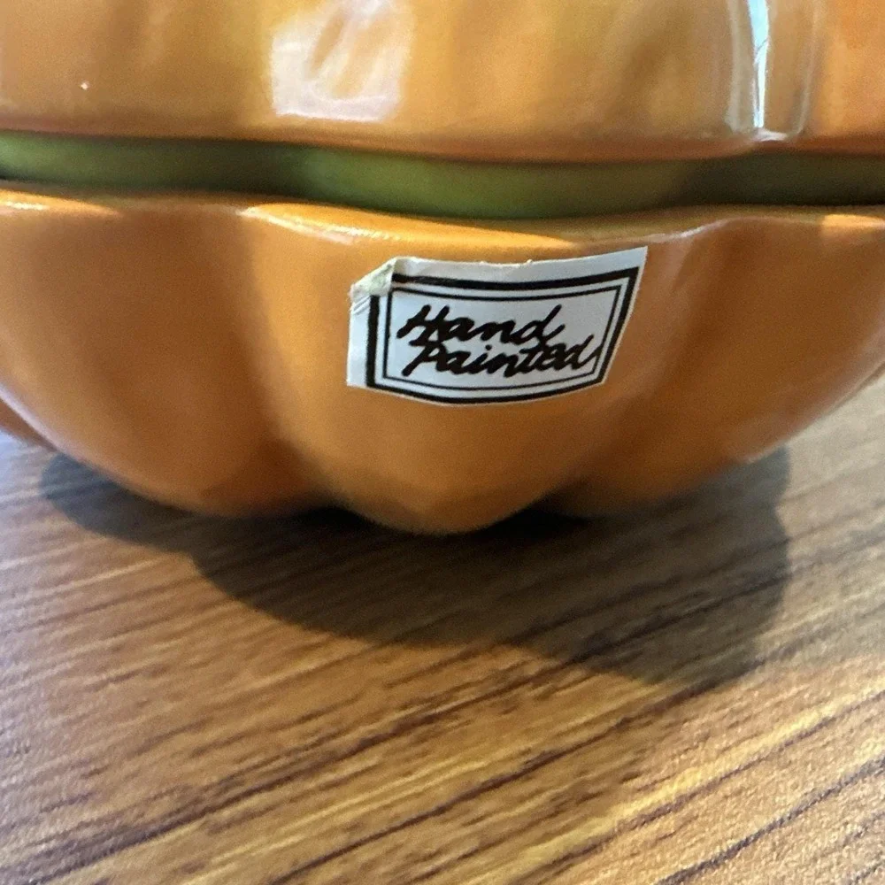 NEW Department 56 Harvest Pumpkin Serving Dish W/lid 56-33379 Fall Decor